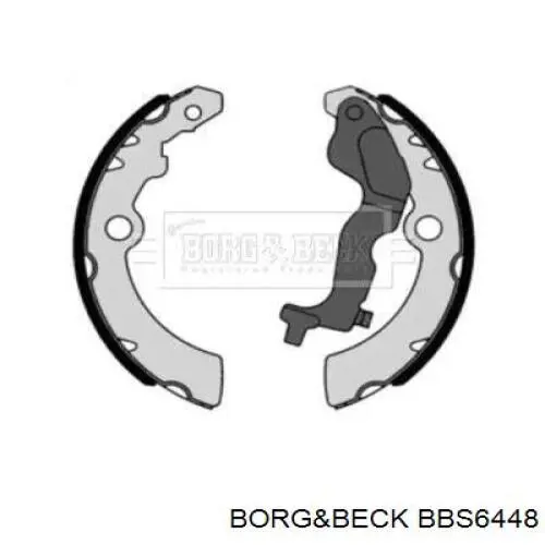 Задние барабанные колодки BBS6448 Borg&beck