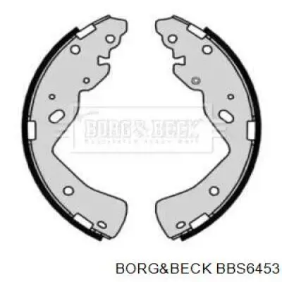 Задние барабанные колодки BBS6453 Borg&beck