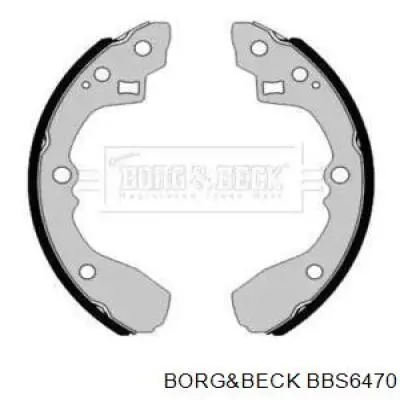 Задние барабанные колодки BBS6470 Borg&beck