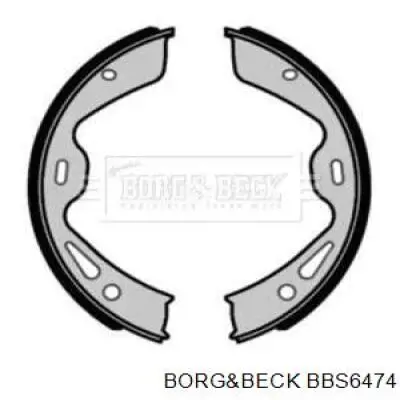 Колодки ручника BBS6474 Borg&beck