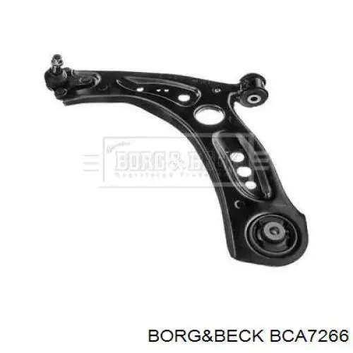 BCA7266 Borg&beck braço oscilante inferior esquerdo de suspensão dianteira