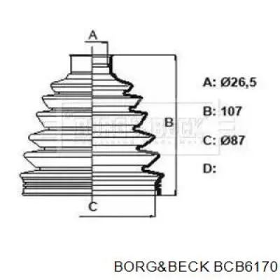 BCB6170 Borg&beck 