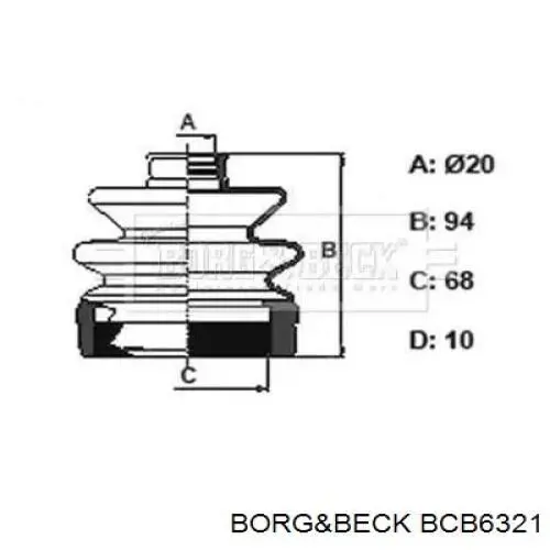  BCB6321 Borg&beck