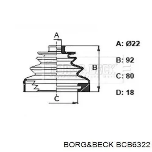 Чехол шруса Metalcaucho 11109 цена, от 14.35 USD