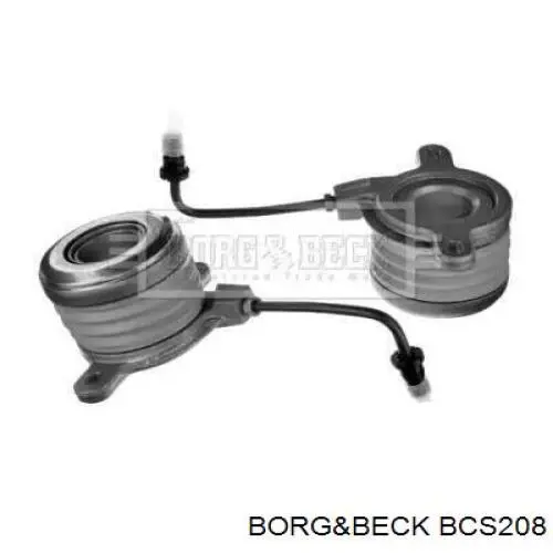 BCS208 Borg&beck cilindro de trabalho de embraiagem montado com rolamento de desengate