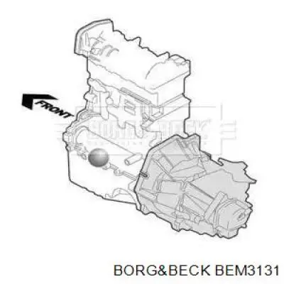 BEM3131 Borg&beck подушка (опора двигателя левая/правая)