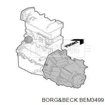 Подушка (опора) двигателя левая Borg&beck BEM3499