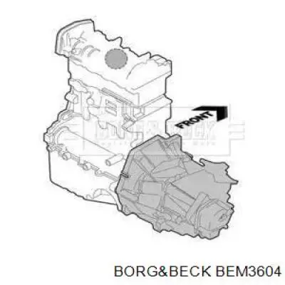 Передняя опора двигателя BEM3604 Borg&beck