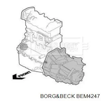 Передняя опора двигателя BEM4247 Borg&beck