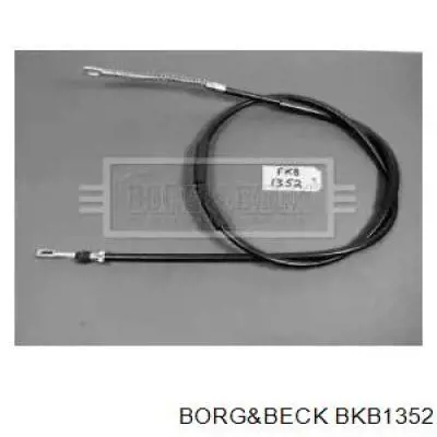 Задний трос ручника BKB1352 Borg&beck