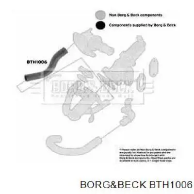 Mangueira (cano derivado) de radiador EGR, fornecimento para Fiat Doblo (223)