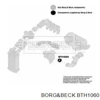 Прокладка турбины, гибкая вставка Borg&beck BTH1060