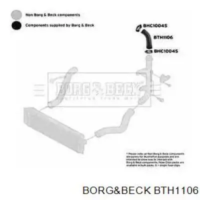 Дроссельный патрубок BTH1106 BORG&BECK