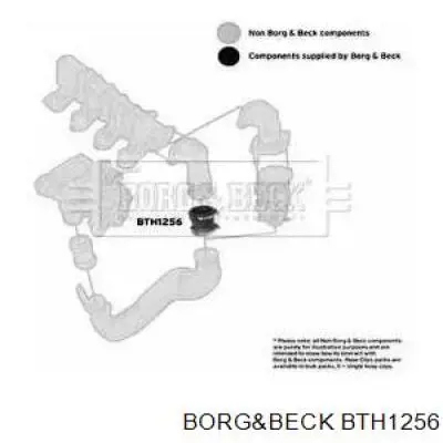 Патрубок воздушный, выход из турбины/компрессора (наддув) BTH1256 Borg&beck