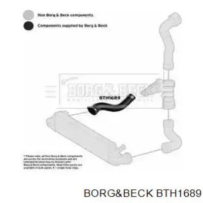 A204528188228 Mercedes mangueira (cano derivado direita de intercooler)