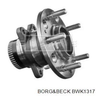 Ступица задняя BWK1317 Borg&beck