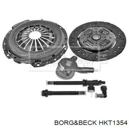 HKT1354 Borg&beck kit de embraiagem (3 peças)