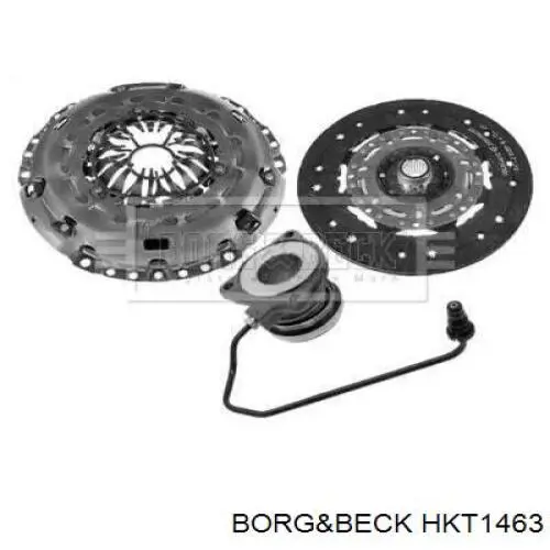 HKT1463 Borg&beck kit de embraiagem (3 peças)