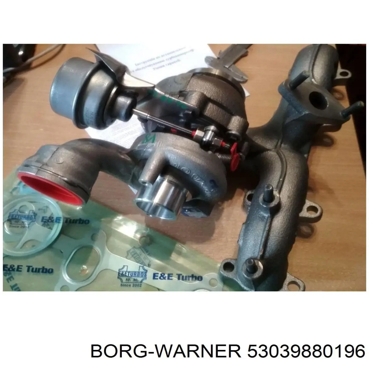 Turbocompresor 53039880196 Borg-Warner/KKK