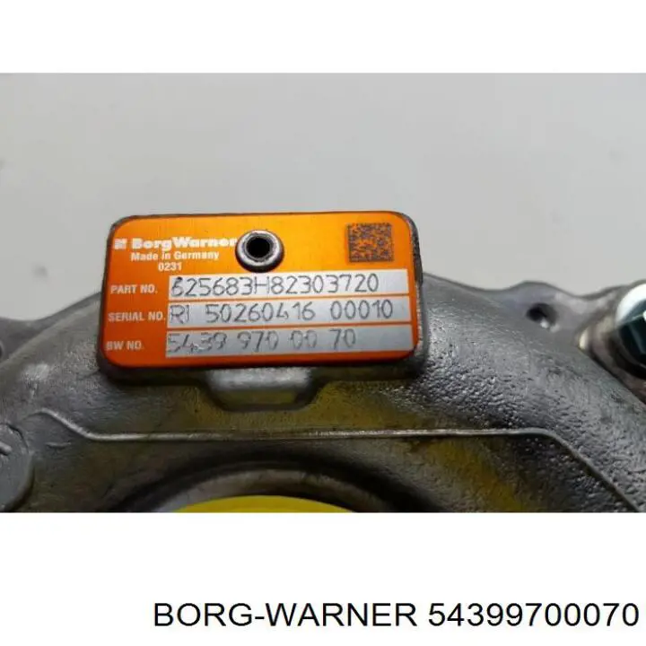 Купить 54399700070 Borg-Warner Турбоком
