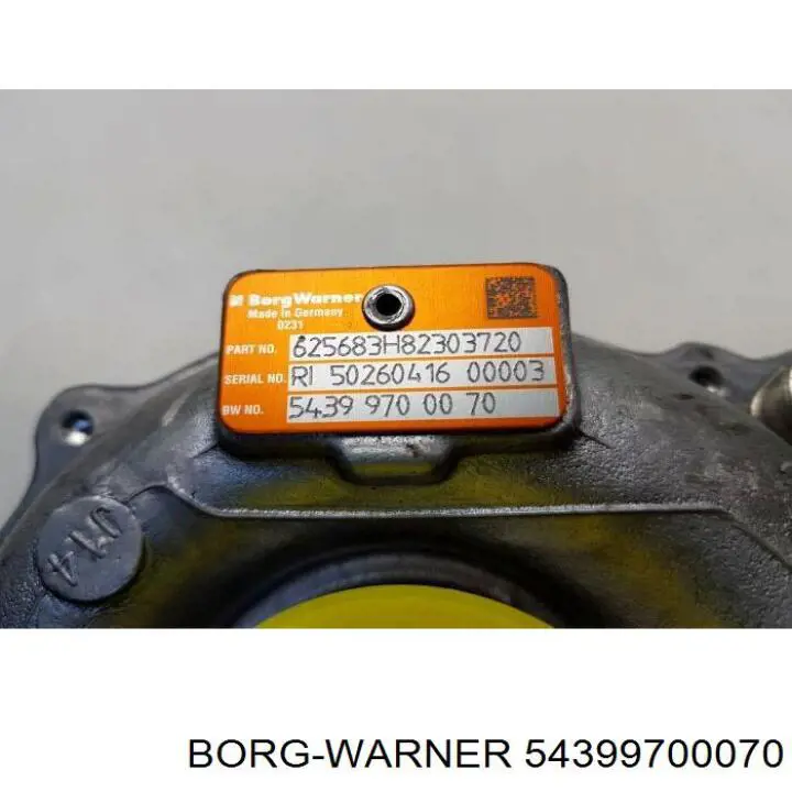 Турбина 54399700070 Borg-Warner