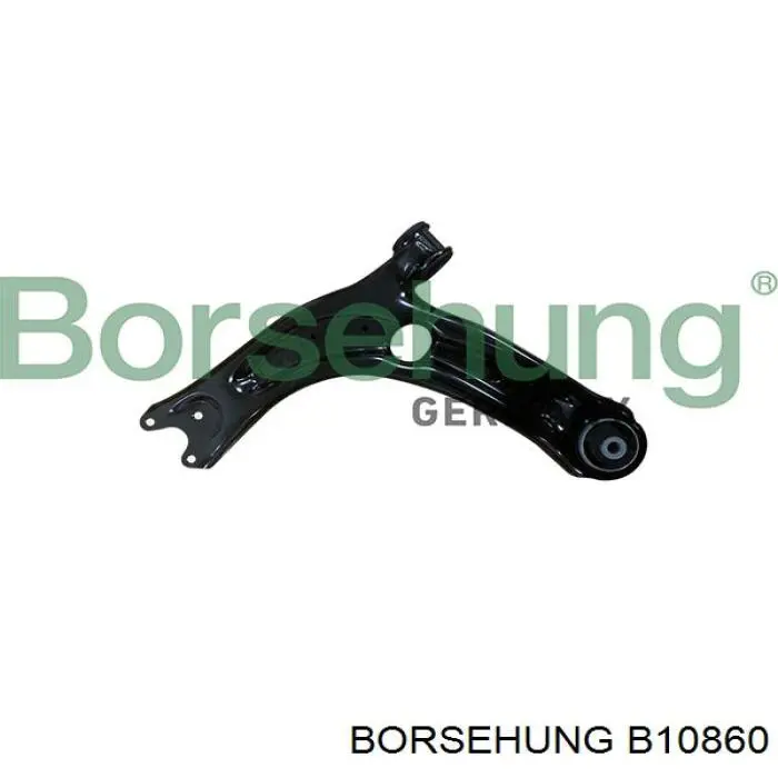 B10860 Borsehung braço oscilante inferior esquerdo de suspensão dianteira