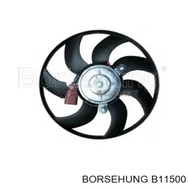 B11500 Borsehung электровентилятор охлаждения в сборе (мотор+крыльчатка правый)