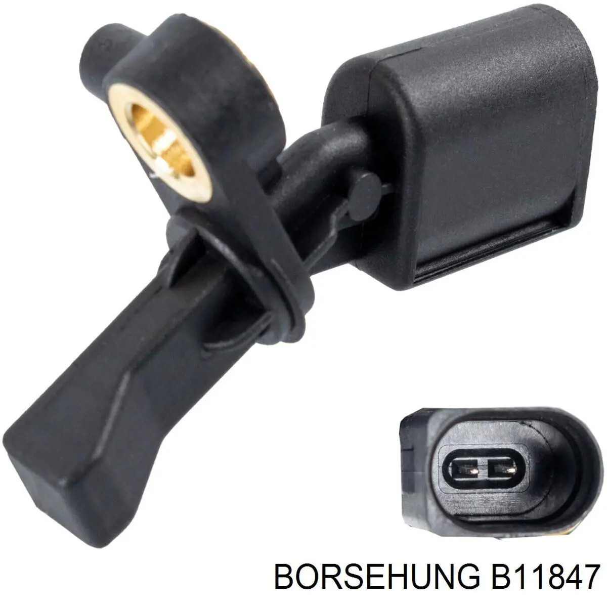 Sensor ABS trasero izquierdo B11847 Borsehung