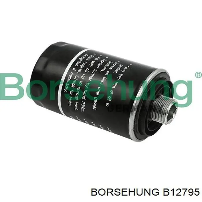 B12795 Borsehung filtro de óleo
