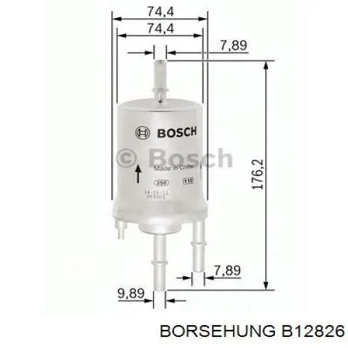 Купить B12826 Borsehung Фильтр-отстойник топлива грубой очистки