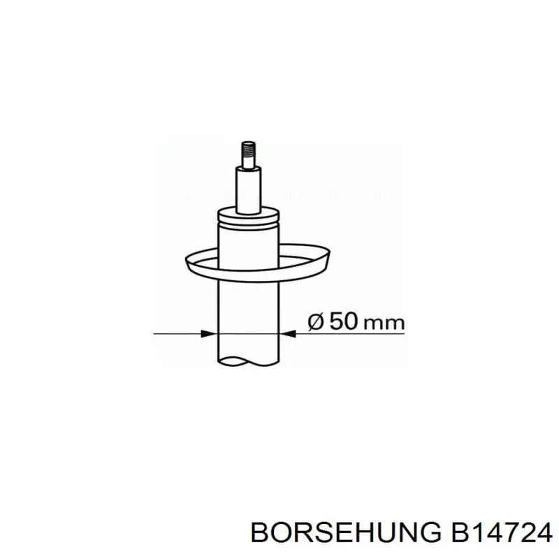 Купить B14724 Borsehung Амортизатор передней подвески