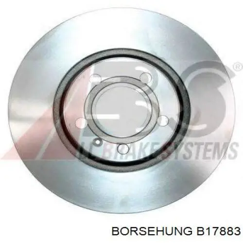 Передние тормозные диски B17883 Borsehung