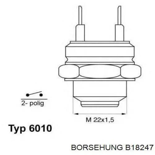 Термостат B18247 Borsehung