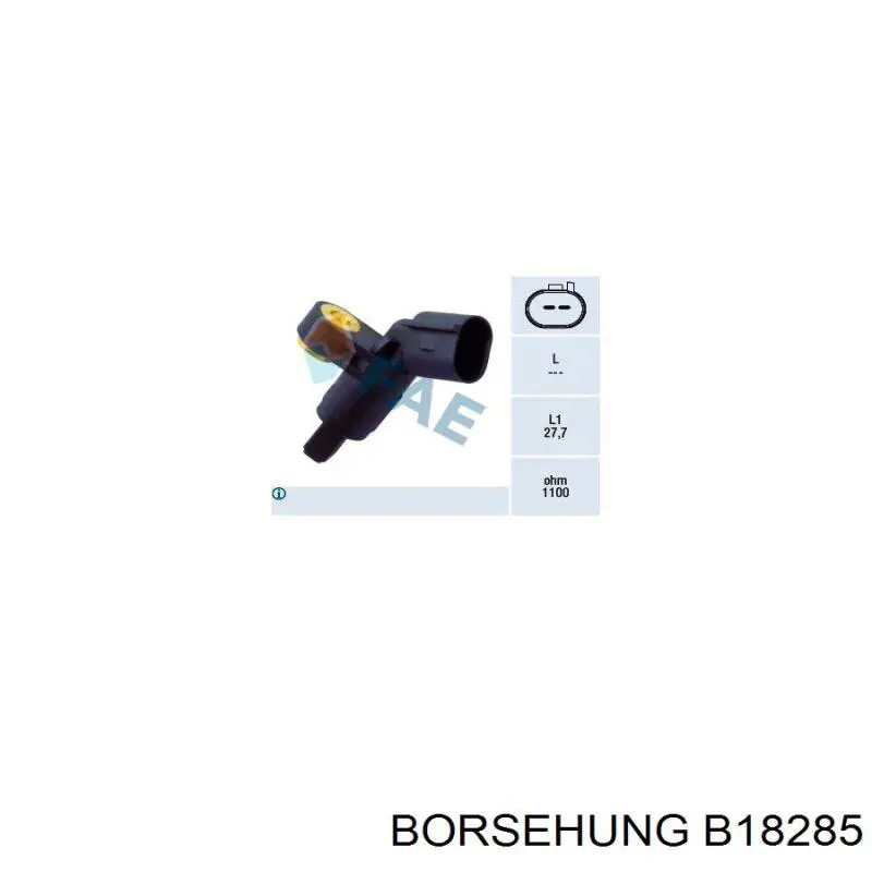 Передний правый датчик АБС Borsehung B18285