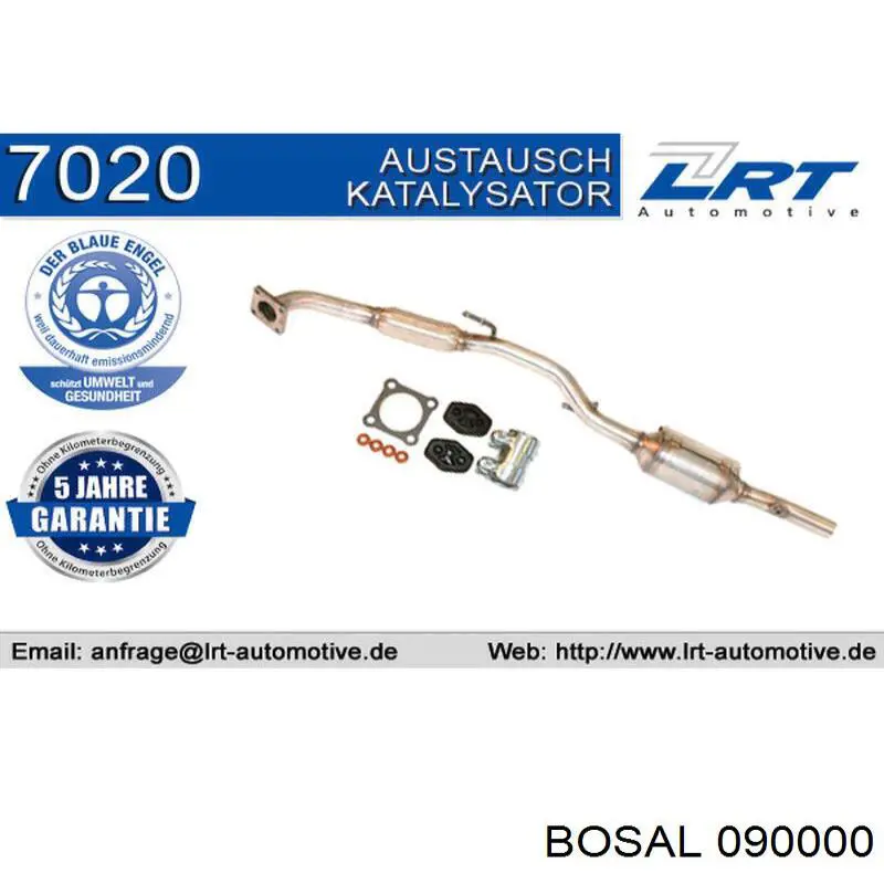 Каталитический нейтрализатор отработавших газов BM Catalysts BM91976H цена, от 409.84 USD
