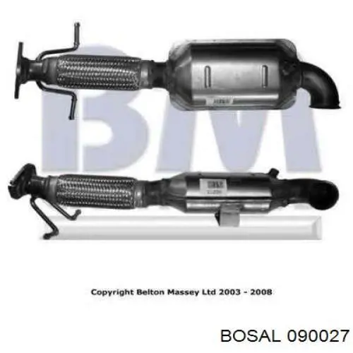 Катализатор 090027 Bosal