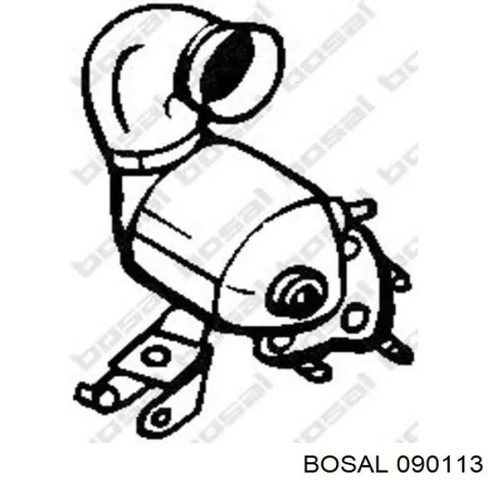 55187620 Opel Конвертор-катализатор