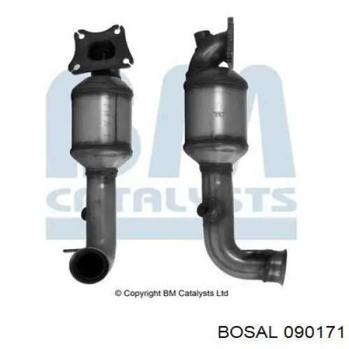 Каталитический нейтрализатор отработавших газов BM Catalysts BM92266H цена, от 249.31 USD