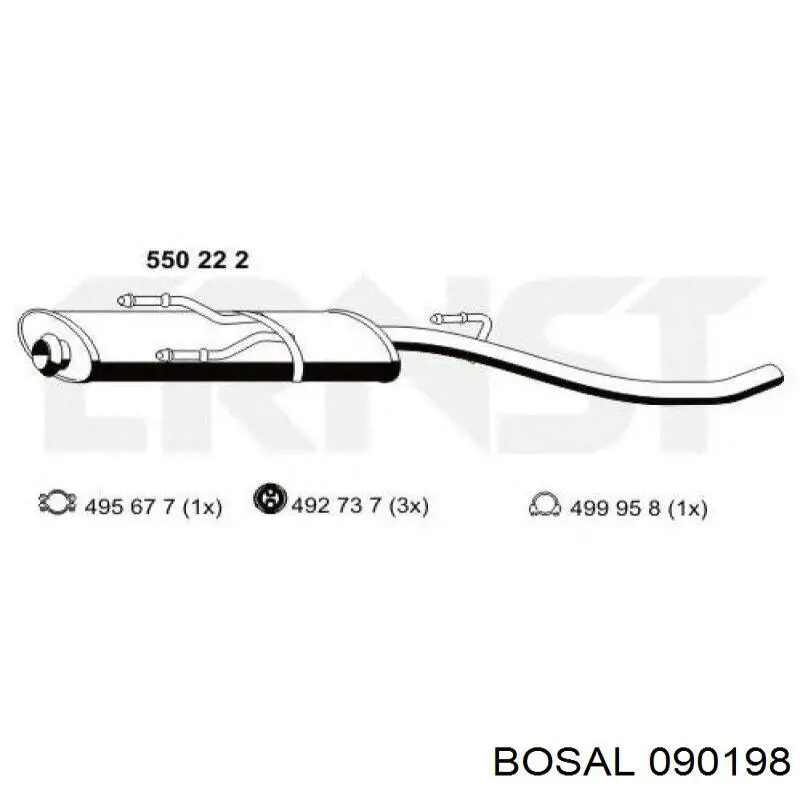 Купить 865004 Opel Катализатор