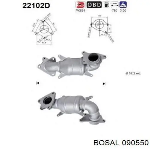  090550 Bosal