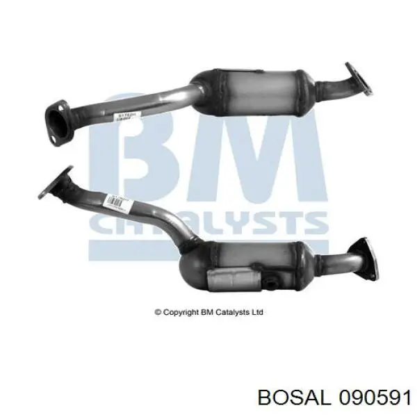 Купить 090591 Bosal Преобразователь отработавших газов
