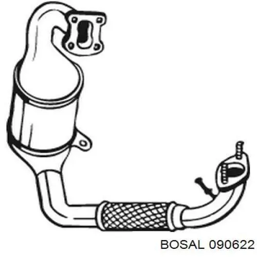 Купить Y4032050X Mazda Преобразователь отработавших газов