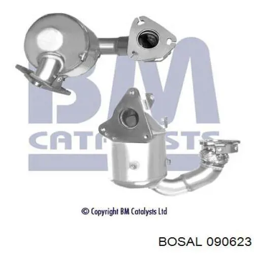 Каталитический нейтрализатор отработавших газов BM Catalysts BM80402H цена, от 408.79 USD