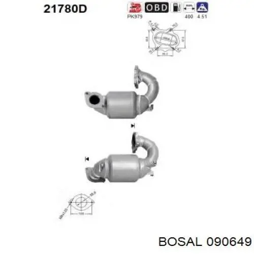 8200816695 Renault (RVI) Конвертор-катализатор