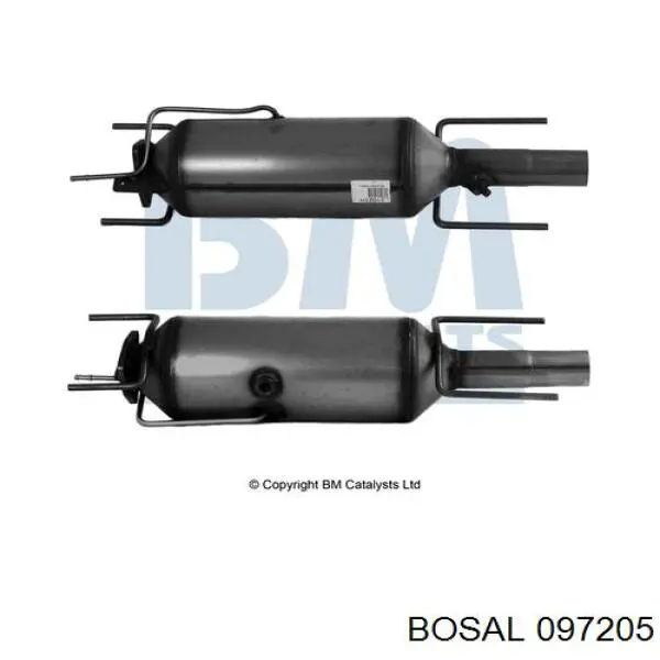 097-205 Bosal сажевый фильтр системы отработавших газов
