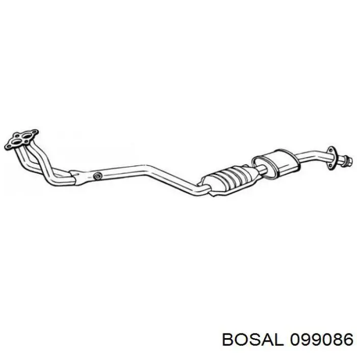 Купить 18301432152 BMW Передняя часть глушителя