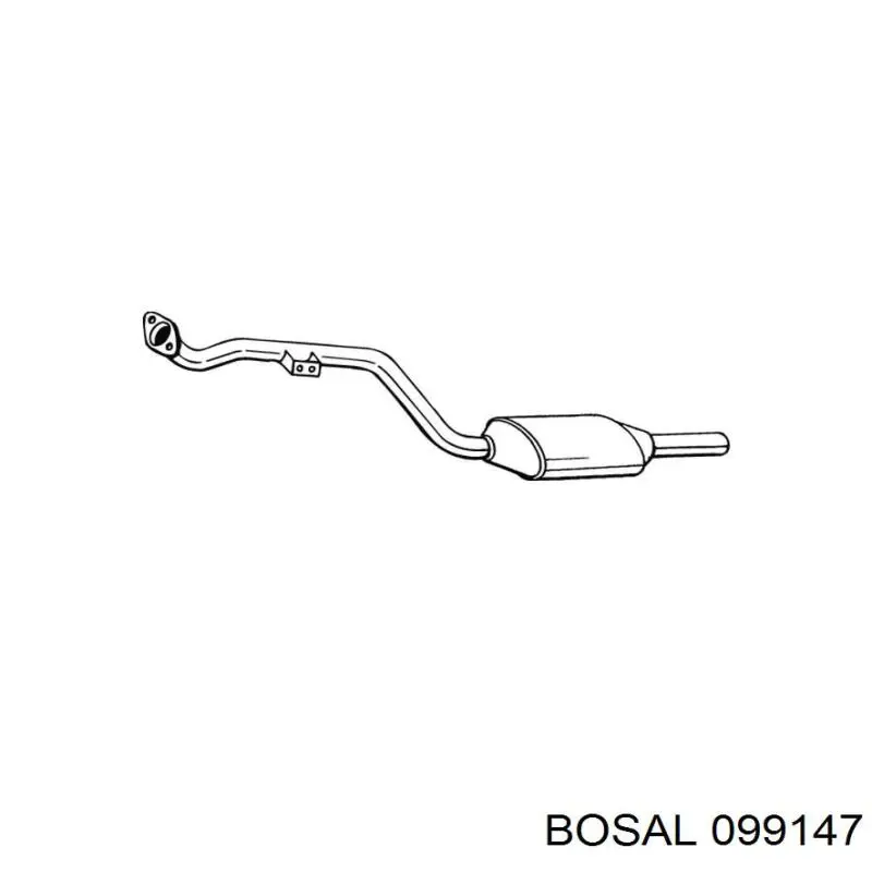 099-147 Bosal конвертор - катализатор
