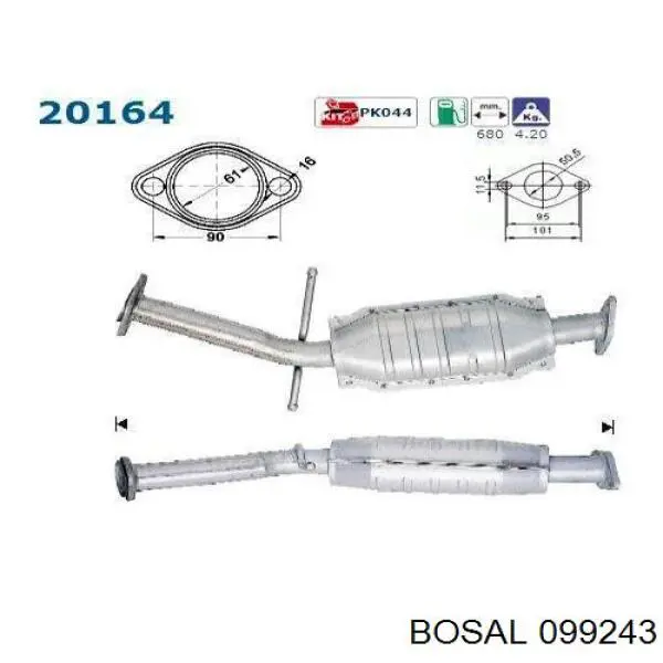  099243 Bosal