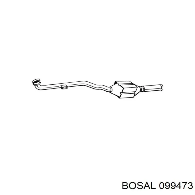 099473 Bosal конвертор - катализатор