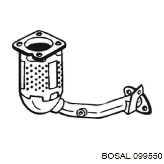 099-550 Bosal конвертор - катализатор